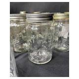 Lot of Assorted Mason Jars with Lids