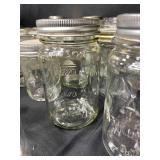 Lot of Assorted Mason Jars with Lids