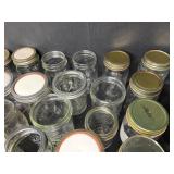 Lot of Assorted Mason Jars with Lids