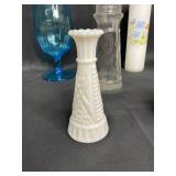 Assorted Decorative Glass and Ceramic Vases - 12 Pieces