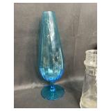 Assorted Decorative Glass and Ceramic Vases - 12 Pieces