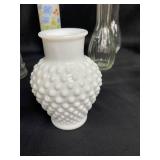 Assorted Decorative Glass and Ceramic Vases - 12 Pieces