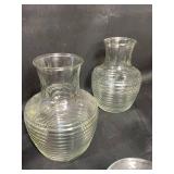 Assorted Decorative Glass and Ceramic Vases - 12 Pieces