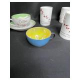 Lot of 12 Assorted Coffee Mugs and Teacups