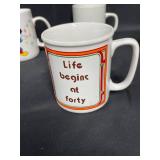 Lot of 12 Assorted Coffee Mugs and Teacups