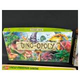 Lot of 4 Vintage Board Games: Dino-Opoly, War of the Networks, View-Master Klomp-It, and Pay Day