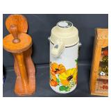 Mixed Kitchenware & Accessories Lot - Parini Pizza Cooker, Chicago Cutlery Knife Set (incomplete), Zojirushi Thermos, and More