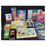 Lot of Vintage Games, Toys, and Puzzles