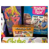Lot of Vintage Games, Toys, and Puzzles