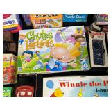 Lot of Vintage Games, Toys, and Puzzles