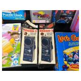 Lot of Vintage Games, Toys, and Puzzles