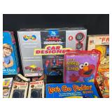 Lot of Vintage Games, Toys, and Puzzles