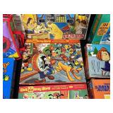 Lot of Vintage Games, Toys, and Puzzles