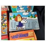 Lot of Vintage Games, Toys, and Puzzles