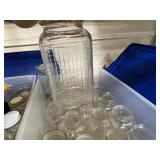Lot of Various Sizes and Types of Glass Jars