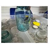 Lot of Various Sizes and Types of Glass Jars
