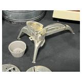 Vintage Aluminum Kitchenware and Blender