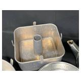 Vintage Aluminum Kitchenware and Blender