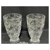 Lot of Vintage Pressed Glass and Uranium Glass Tableware