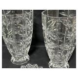 Lot of Vintage Pressed Glass and Uranium Glass Tableware