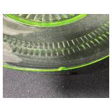 Lot of Vintage Pressed Glass and Uranium Glass Tableware