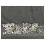 Lot of Decorative Glass Serving Pieces