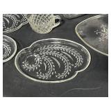 Lot of Decorative Glass Serving Pieces