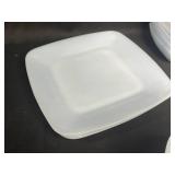 Lot of Vintage White/Very Light Blue Dinnerware and Decorative Dishes