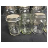 Assorted Clear Jars- Bell, Kerr, Atlas, and more unbranded