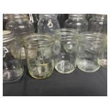 Assorted Clear Jars- Bell, Kerr, Atlas, and more unbranded