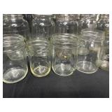 Assorted Clear Jars- Bell, Kerr, Atlas, and more unbranded