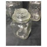 Assorted Glass Jars and Containers Lot
