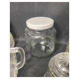 Assorted Glass Jars and Containers Lot