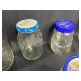 Assorted Glass Jars and Containers Lot