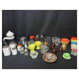 Assorted Vintage Kitchenware and Glassware Collection