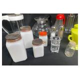 Assorted Vintage Kitchenware and Glassware Collection
