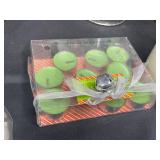 Assorted Candle Holders, Lantern, and LED Tealights Lot