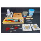 Assorted Craft Supplies and Stationery Lot
