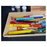 Assorted Craft Supplies and Stationery Lot