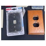 Assorted Wall Plates, Picture Hangers, and Furniture Care Kit