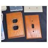 Assorted Wall Plates, Picture Hangers, and Furniture Care Kit