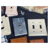 Assorted Wall Plates, Picture Hangers, and Furniture Care Kit