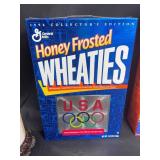 Vintage Collectibles Lot: Sears Footwear Baby Shoes, Collectable Wheaties Boxes, and More