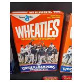 Vintage Collectibles Lot: Sears Footwear Baby Shoes, Collectable Wheaties Boxes, and More