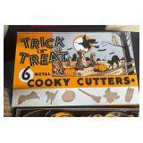 Vintage Lot of Cooky Press, Cookie Cutters, Recipe Boxes, and Home Decor