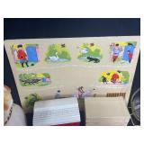 Vintage Lot of Cooky Press, Cookie Cutters, Recipe Boxes, and Home Decor