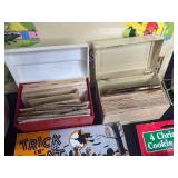 Vintage Lot of Cooky Press, Cookie Cutters, Recipe Boxes, and Home Decor