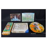 Assorted Jigsaw Puzzle Lot