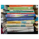 Large Lot of Assorted Books - Fiction, Non-Fiction, Cookbooks, Children