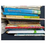 Large Lot of Assorted Books - Fiction, Non-Fiction, Cookbooks, Children